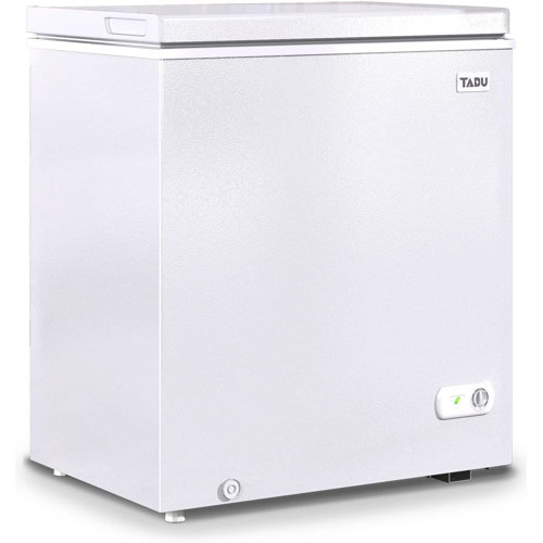 TABU 5 Cubic Feet Chest Freezer with Adjustable Temperature Controls